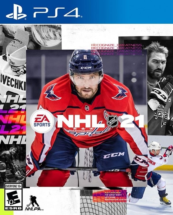 Portada oficial de NHL 21  PS4