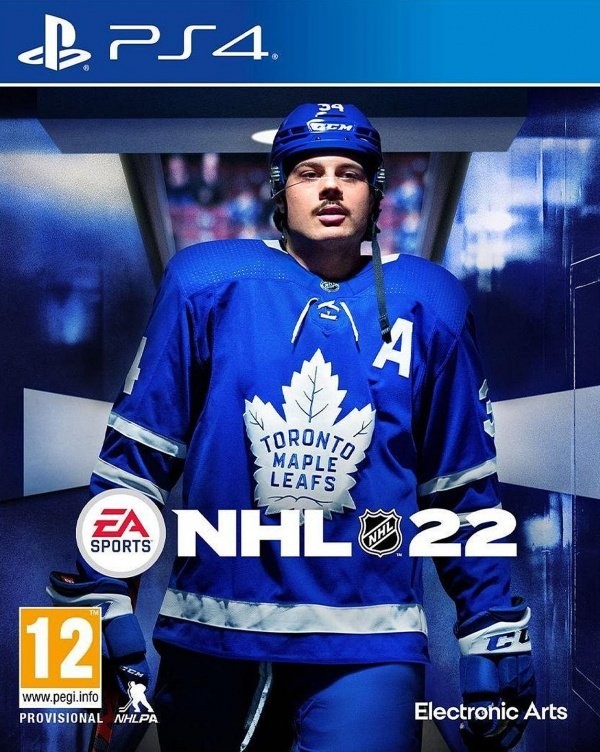 Portada oficial de NHL 22  PS4