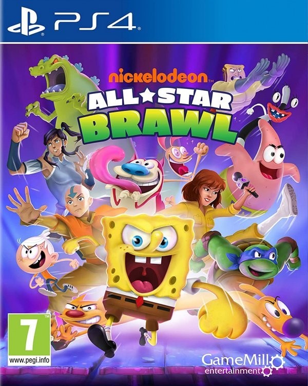 Portada oficial de Nickelodeon All-Star Brawl  PS4