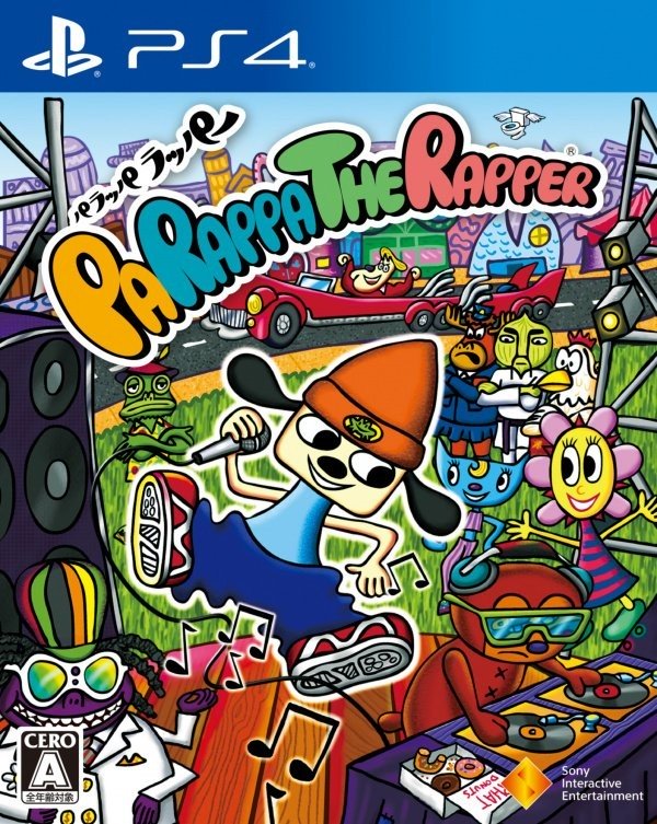 Portada oficial de PaRappa the Rapper Remastered  PS4