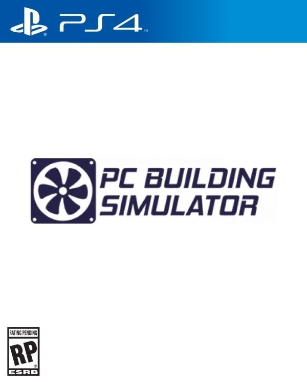 Portada oficial de PC Building Simulator  PS4