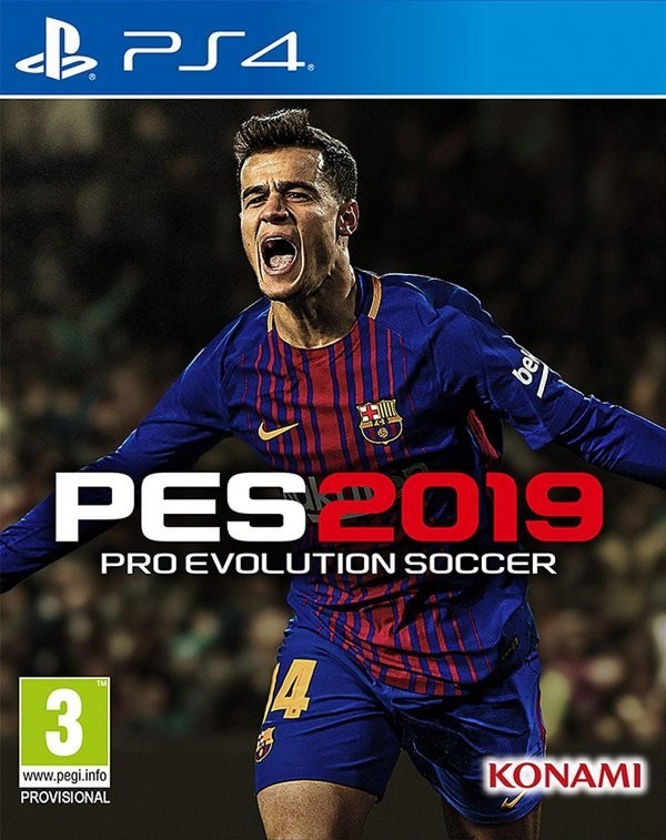 Portada oficial de PES 2019: Pro Evolution Soccer  PS4