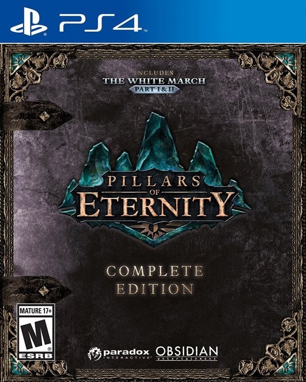 Portada oficial de Pillars of Eternity: Complete Edition  PS4