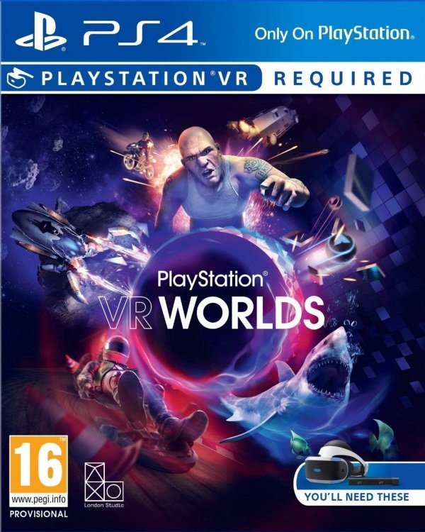 Portada oficial de PlayStation VR Worlds  PS4