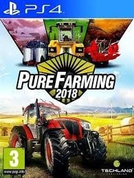 Portada oficial de Pure Farming 2018  PS4