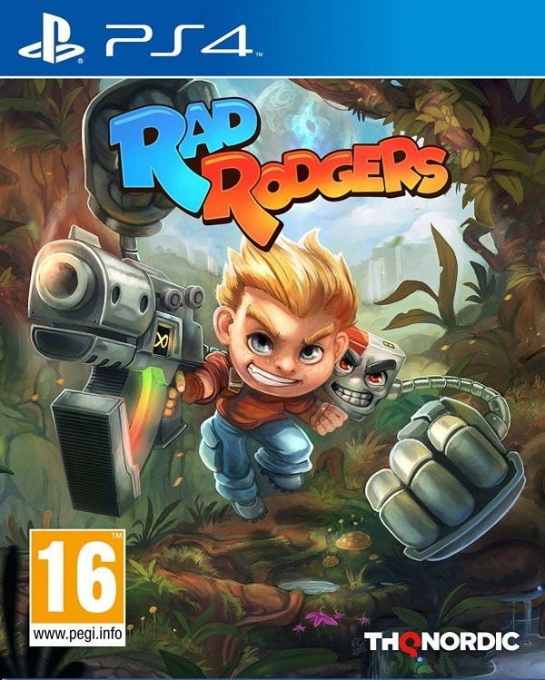 Portada oficial de Rad Rodgers  PS4