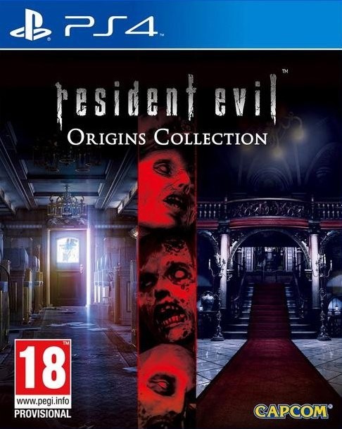 Portada oficial de Resident Evil Origins Collection  PS4