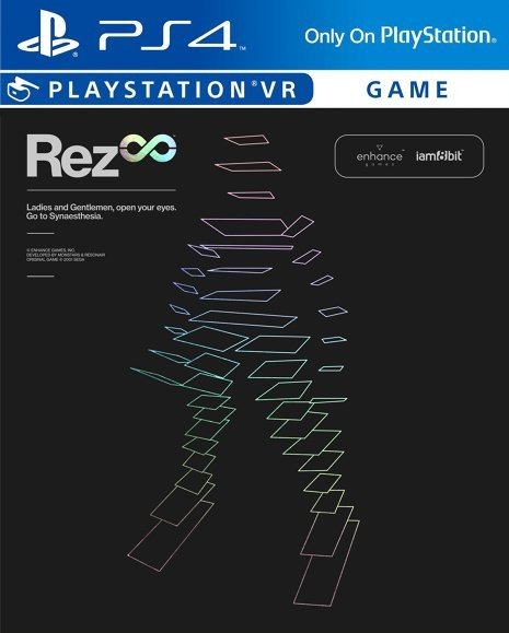 Portada oficial de Rez Infinite  PS4