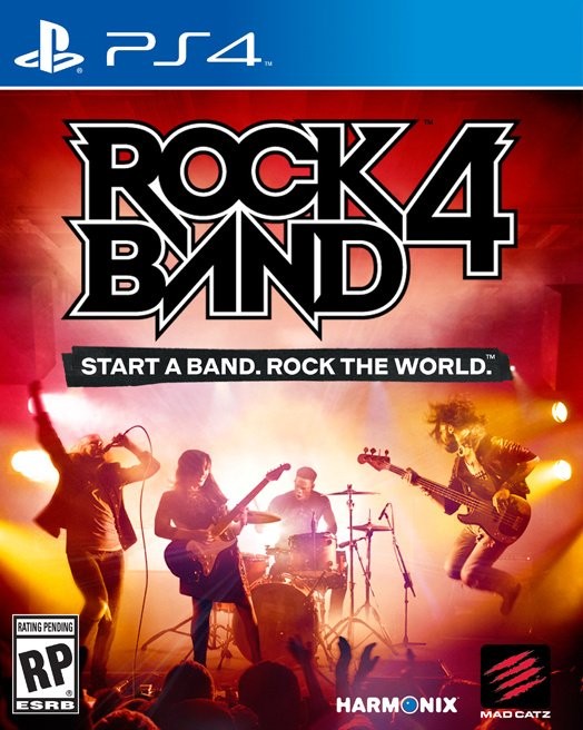 Portada oficial de Rock Band 4  PS4