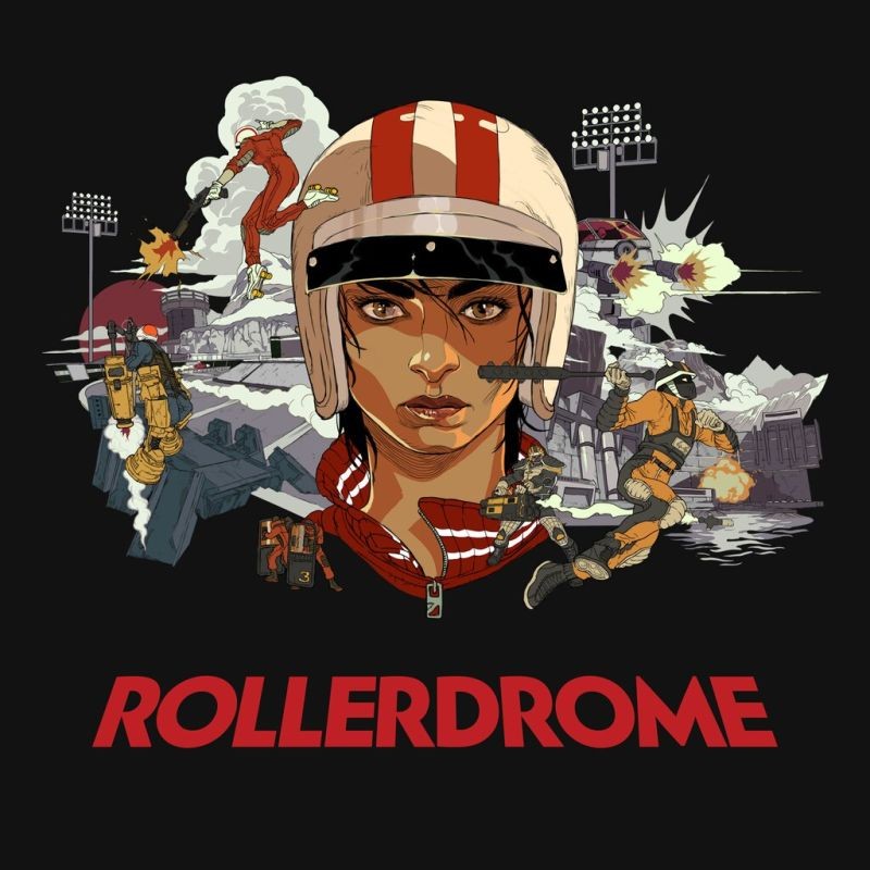 Portada oficial de Rollerdrome  PS4