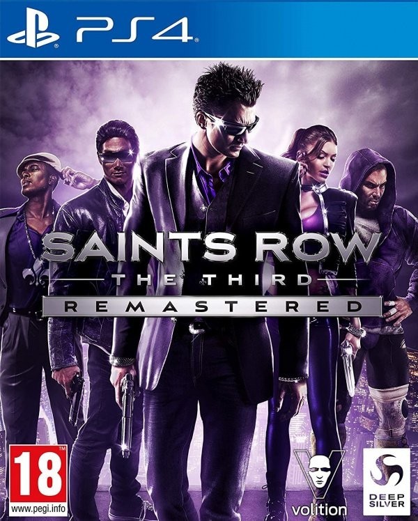 Portada oficial de Saints Row The Third Remastered  PS4