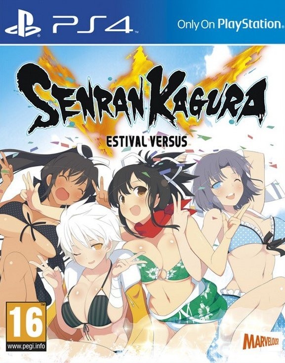 Portada oficial de Senran Kagura Estival Versus  PS4