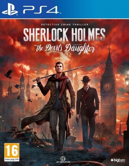 Portada oficial de Sherlock Holmes: The Devil's Daughter  PS4