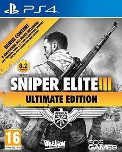 Portada oficial de Sniper Elite III: Ultimate Edition  PS4