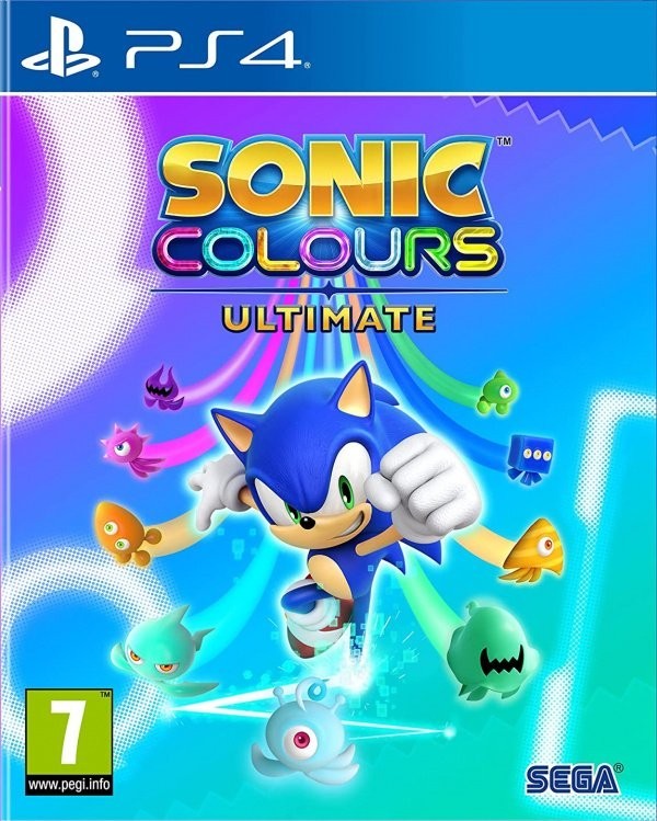 Portada oficial de Sonic Colors: Ultimate  PS4