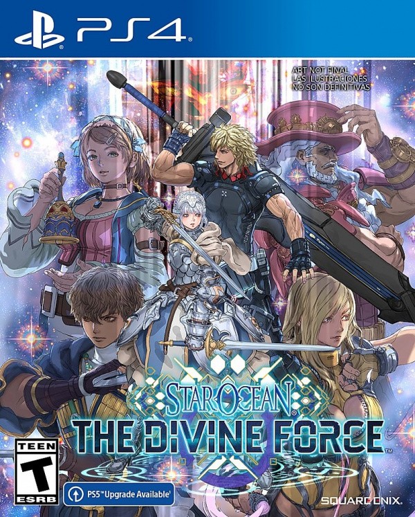 Portada oficial de Star Ocean: The Divine Force  PS4