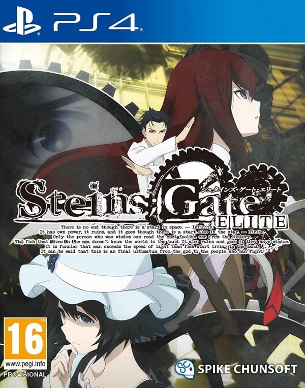 Portada oficial de Steins;Gate Elite  PS4