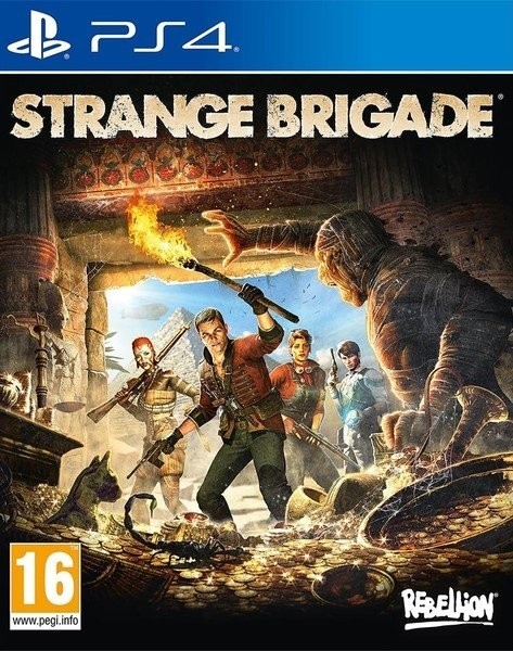 Portada oficial de Strange Brigade  PS4