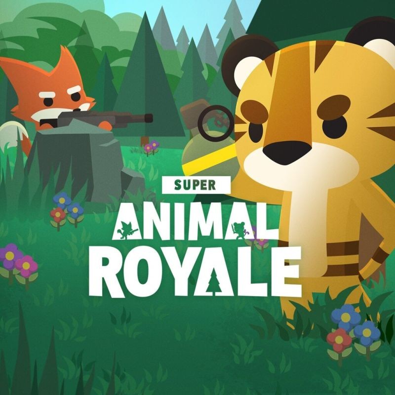 Portada oficial de Super Animal Royale  PS4