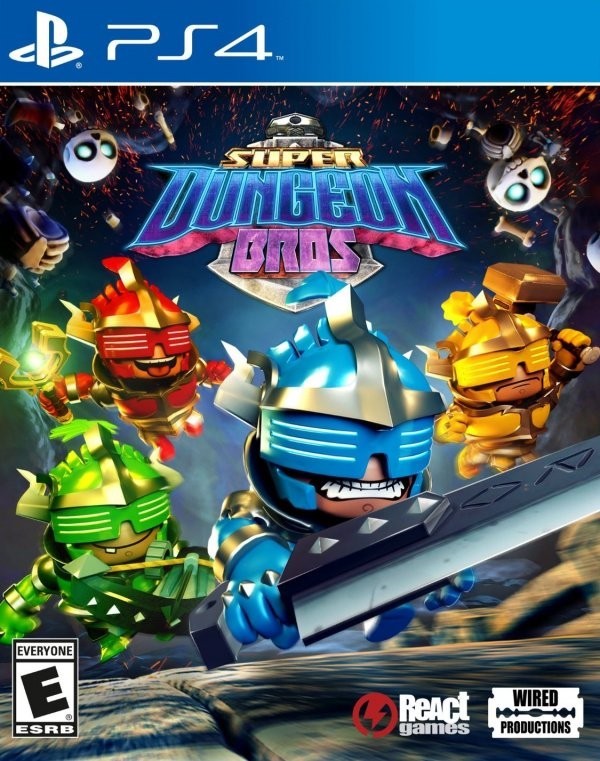 Portada oficial de Super Dungeon Bros  PS4