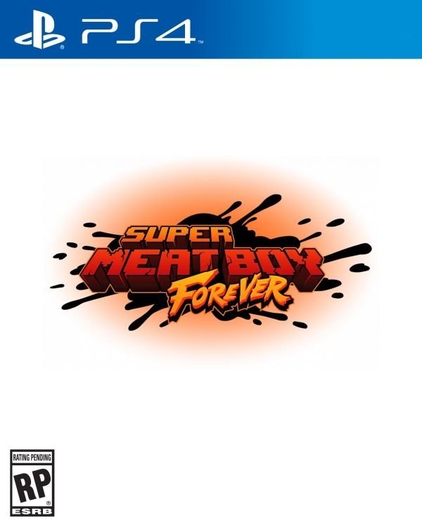 Portada oficial de Super Meat Boy Forever  PS4
