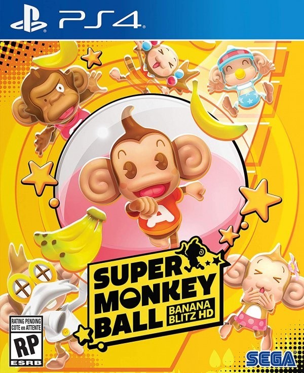 Portada oficial de Super Monkey Ball: Banana Blitz HD  PS4