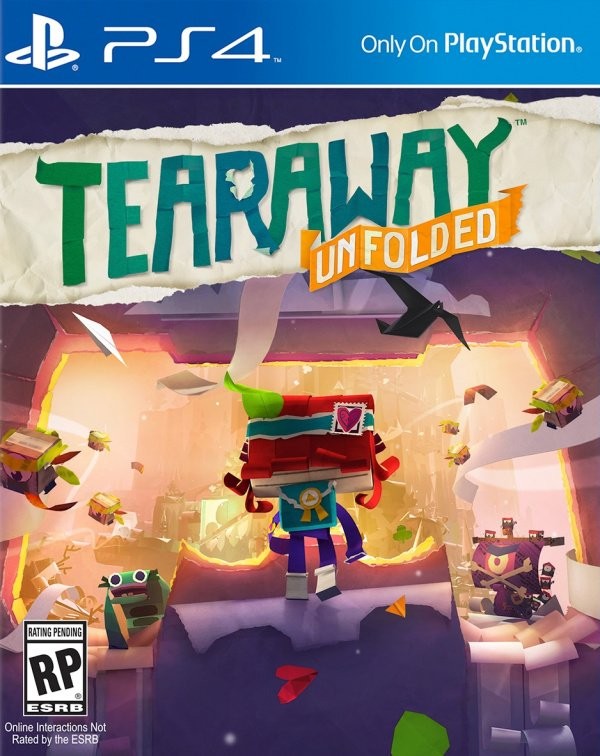 Portada oficial de Tearaway Unfolded  PS4