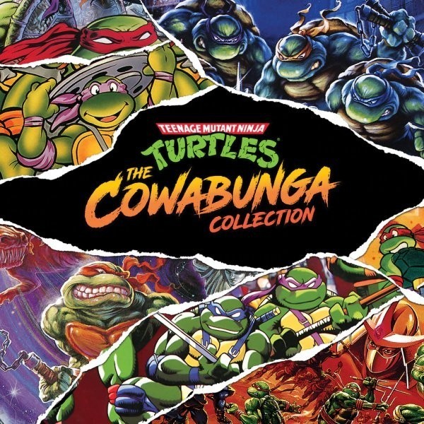 Portada oficial de Teenage Mutant Ninja Turtles: The Cowabunga Collection  PS4