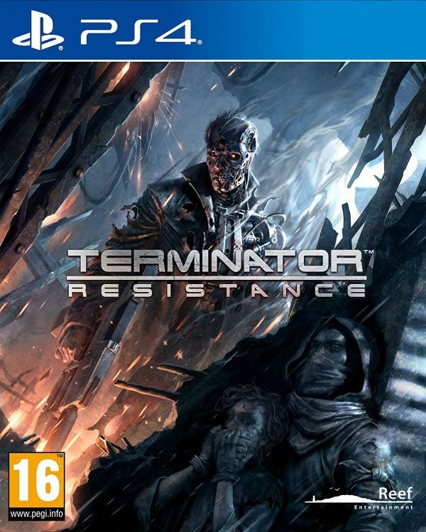 Portada oficial de Terminator: Resistance  PS4