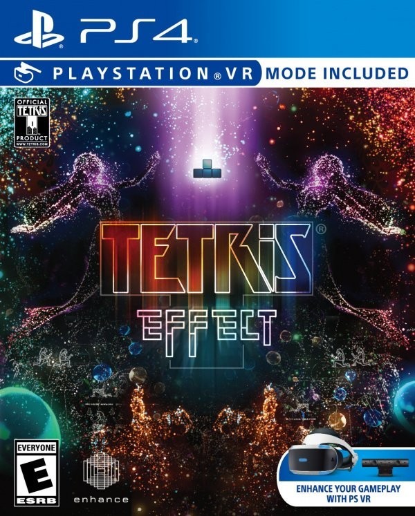 Portada oficial de Tetris Effect  PS4