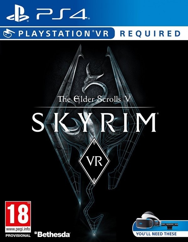Portada oficial de The Elder Scrolls V: Skyrim VR  PS4