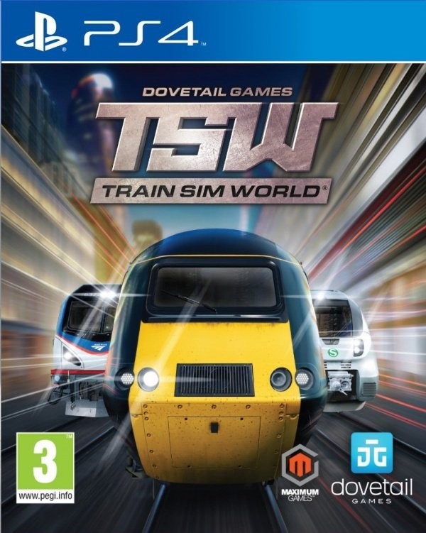 Portada oficial de Train Sim World  PS4