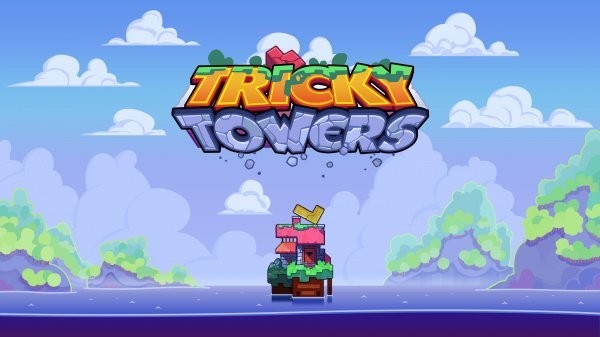 Portada oficial de Tricky Towers  PS4