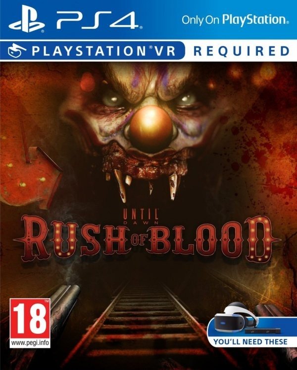 Portada oficial de Until Dawn: Rush of Blood  PS4