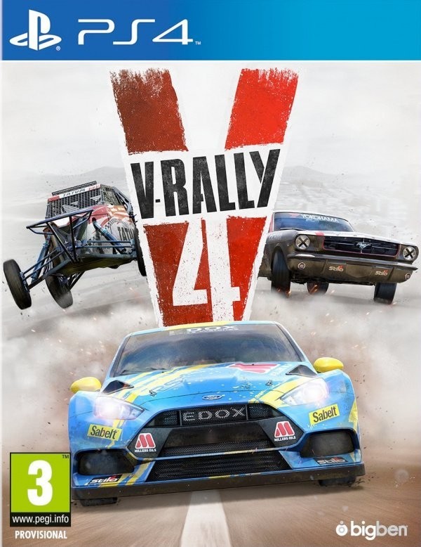 Portada oficial de V-Rally 4  PS4