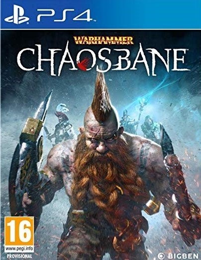 Portada oficial de Warhammer: Chaosbane  PS4