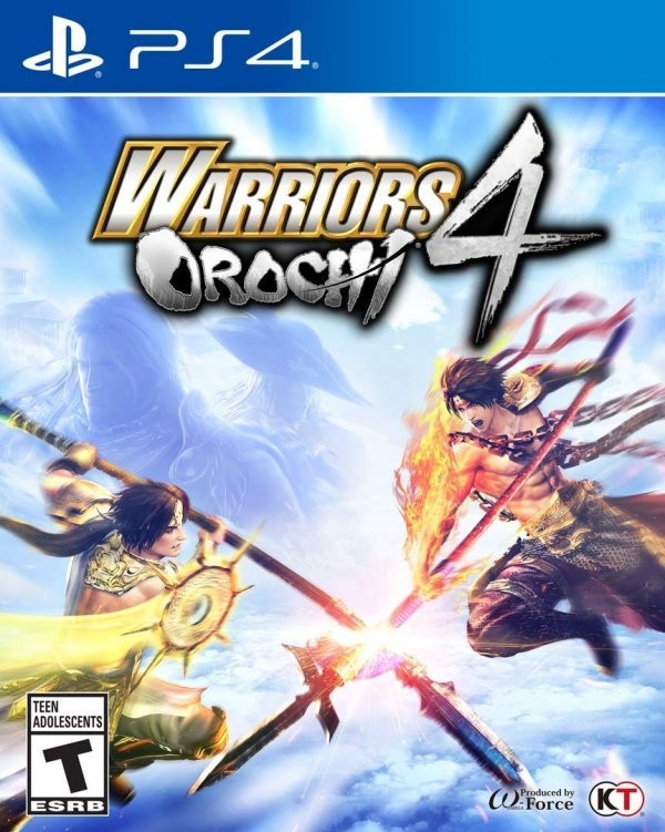 Portada oficial de Warriors Orochi 4  PS4