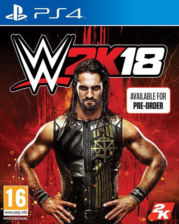 Portada oficial de WWE 2K18  PS4