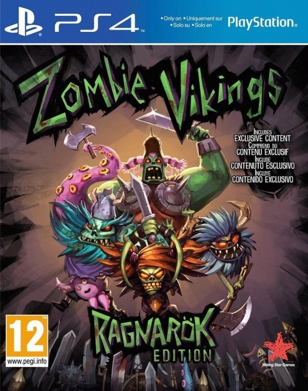 Portada oficial de Zombie Vikings  PS4