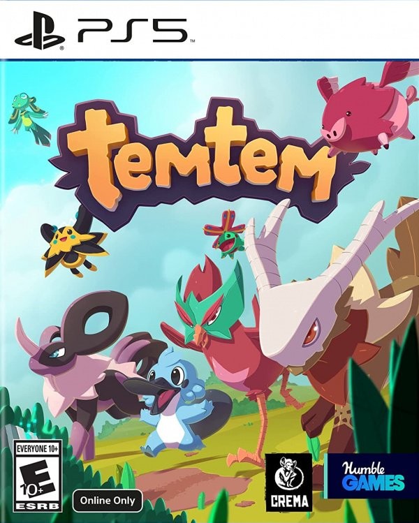Portada oficial de Temtem  PS5