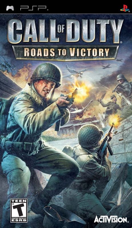 Portada oficial de Call of Duty: Roads to Victory  PSP