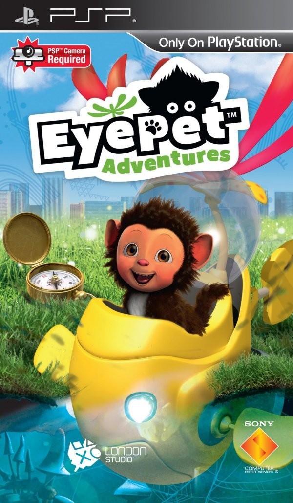 Portada oficial de EyePet Adventures  PSP