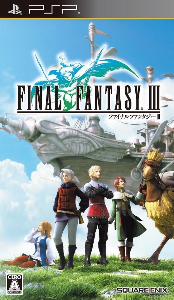 Final Fantasy III Per PSP – Square Enix, 2012, Region Free, Copertina E Manuale Inclusi - 2