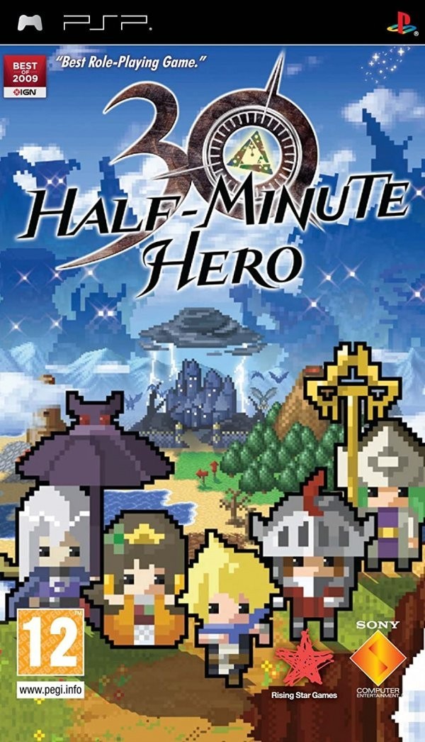 Portada oficial de Half-Minute Hero  PSP