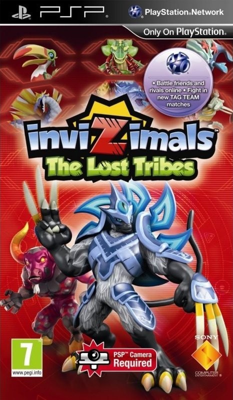 Portada oficial de Invizimals: The Lost Tribes  PSP