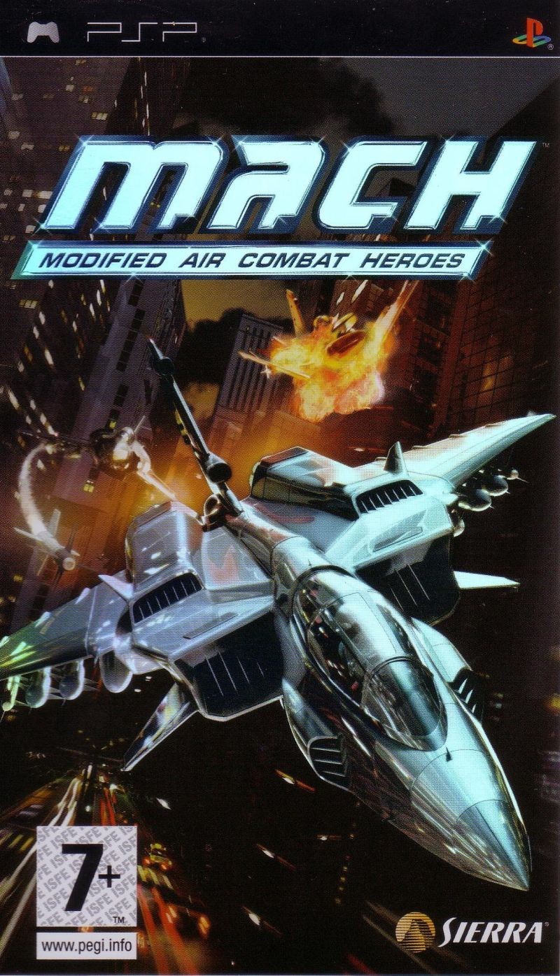 Portada oficial de M.A.C.H. Modified Air Combat Heroes  PSP