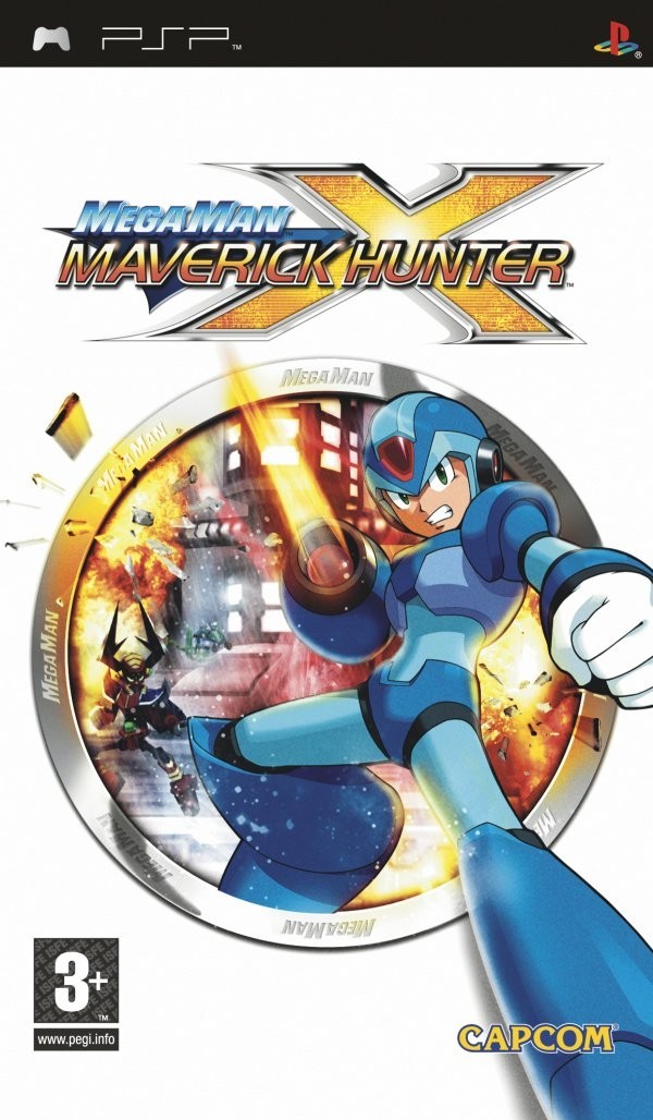 Portada oficial de Mega Man: Maverick Hunter X  PSP