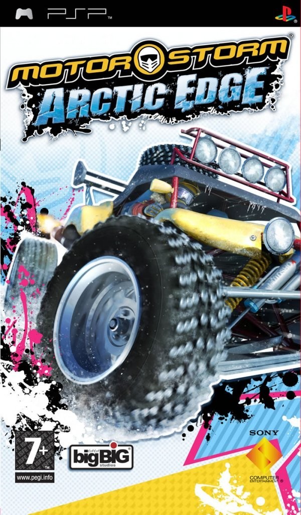 Portada oficial de MotorStorm: Arctic Edge  PSP