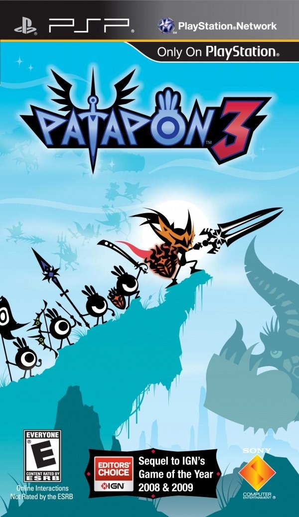 Portada oficial de Patapon 3  PSP