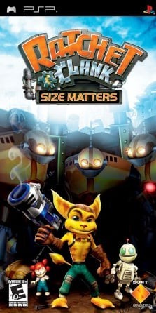 Portada oficial de Ratchet & Clank: Size Matters  PSP